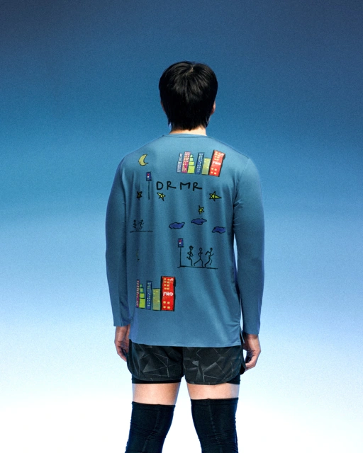 Image of Men's Long Sleeve - Blue