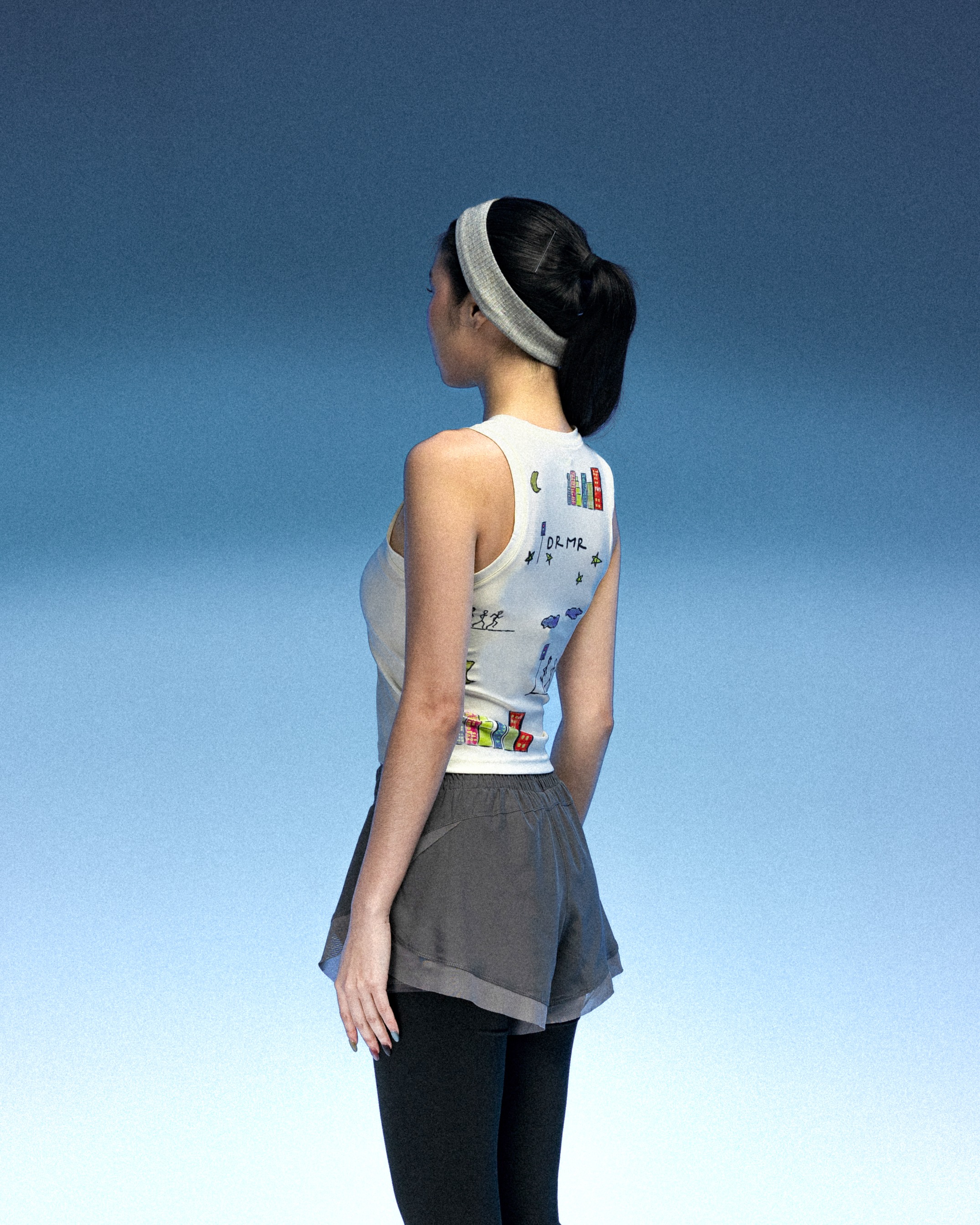 CROP TANK WOMEN'S - ANTIQUE WHITE