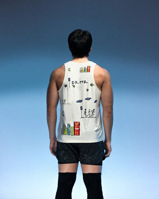 Image of TANK MEN'S - ANTIQUE WHITE