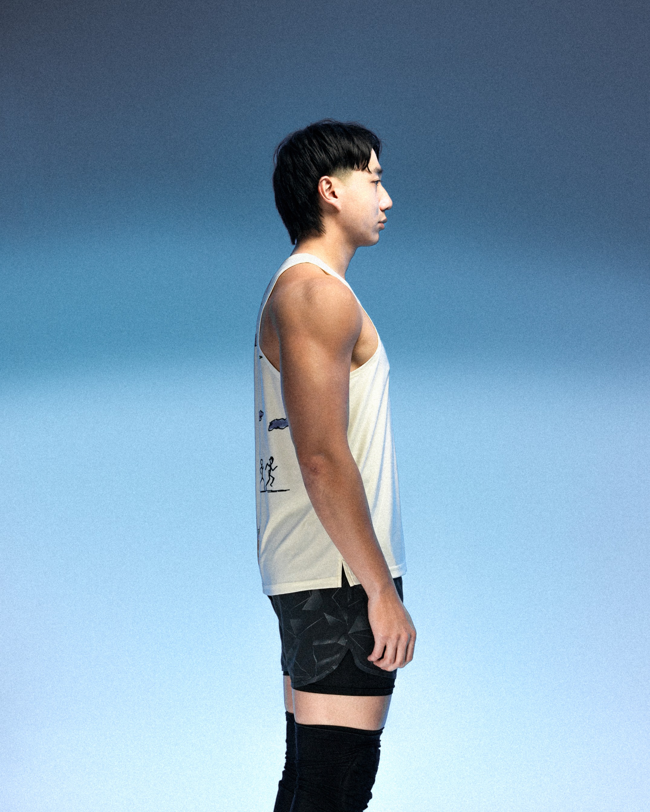 TANK MEN'S - ANTIQUE WHITE