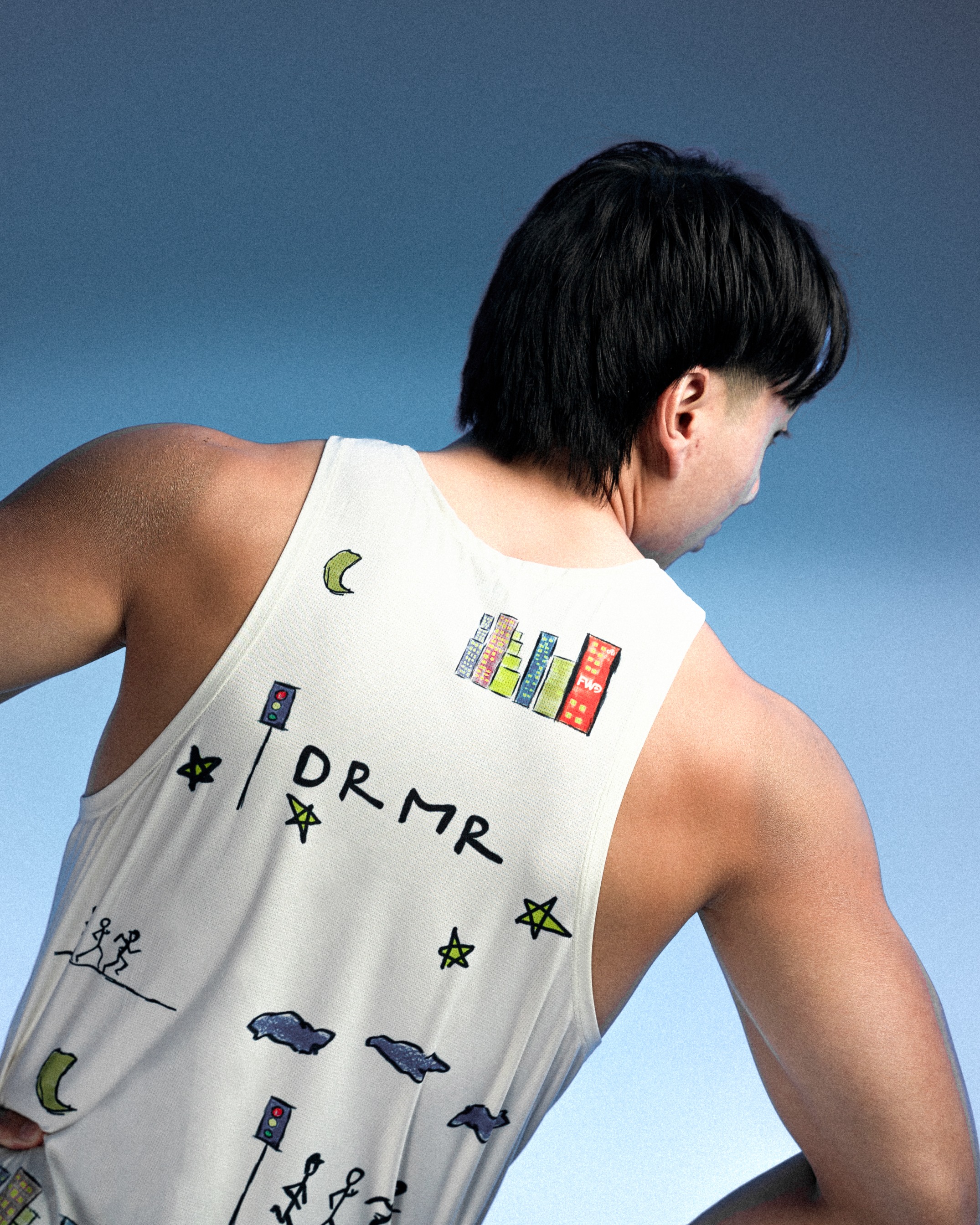 TANK MEN'S - ANTIQUE WHITE