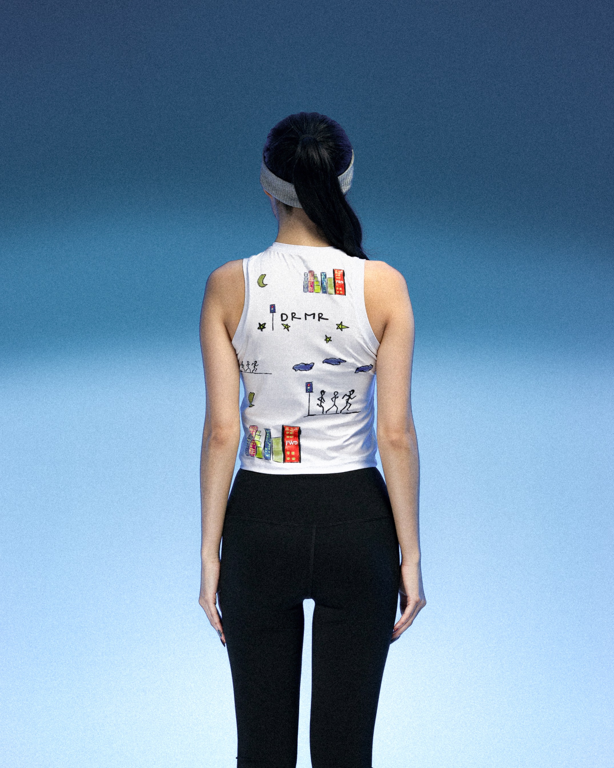Crop Tank Women's - White