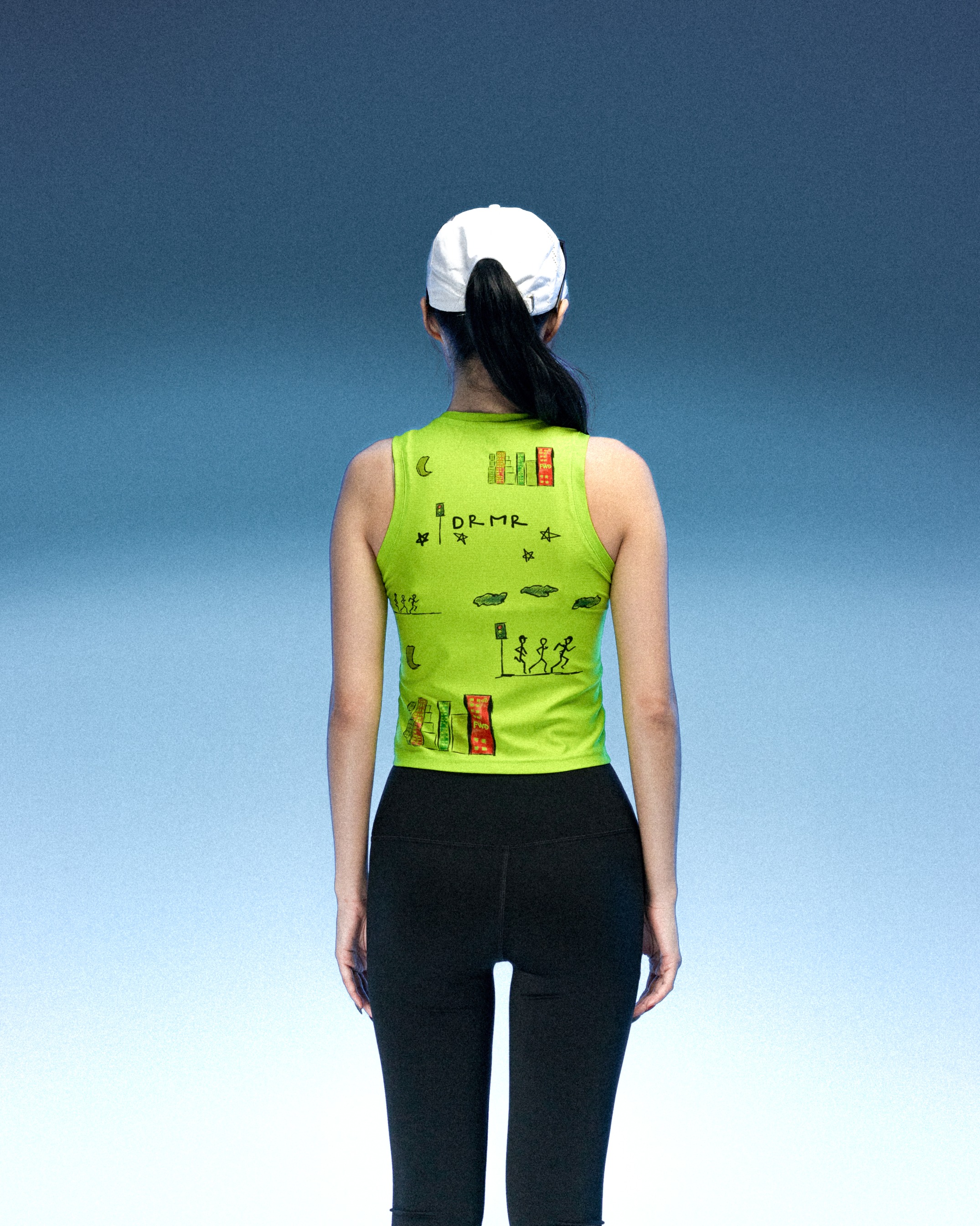 Crop Tank Women's - Lime