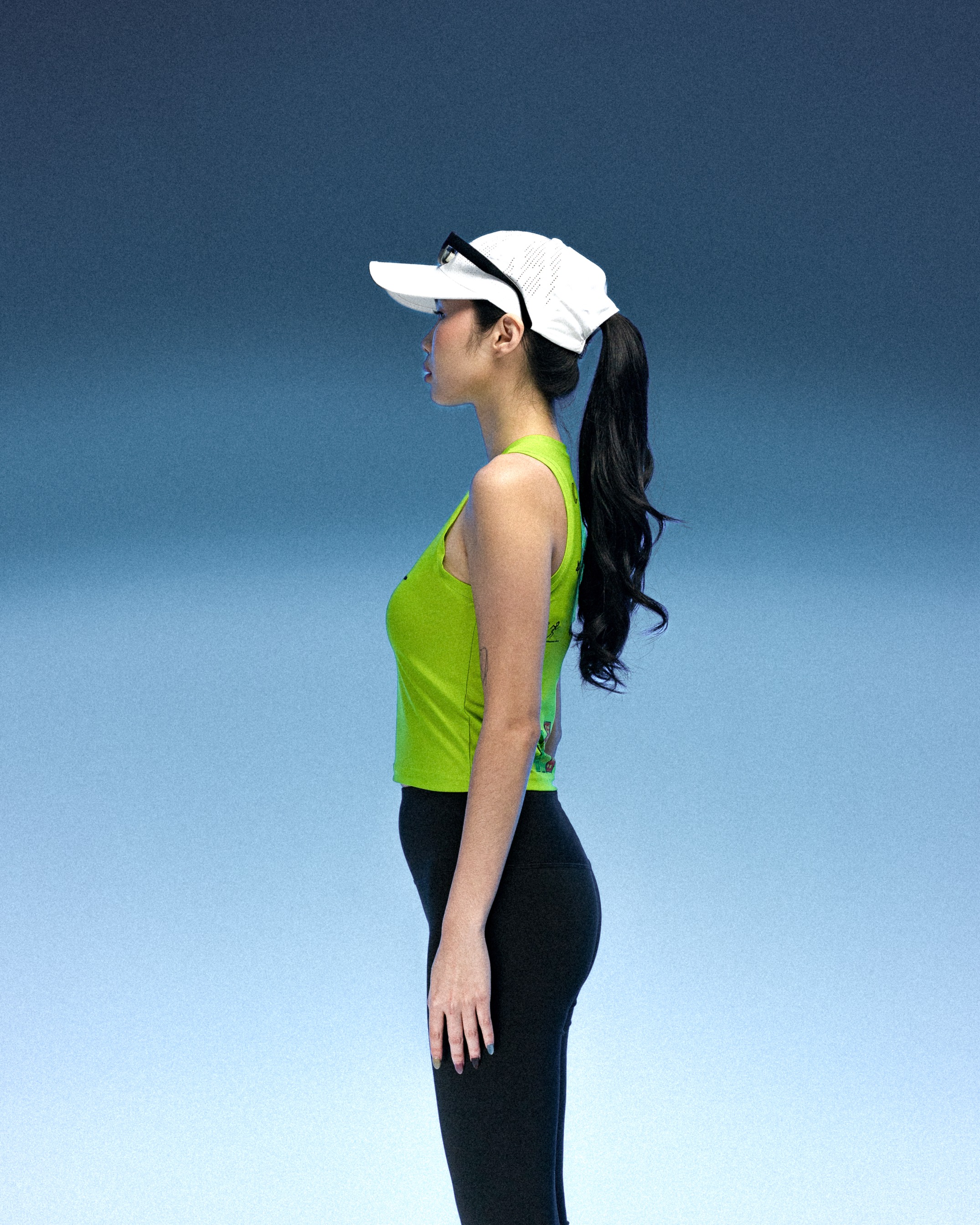 Crop Tank Women's - Lime