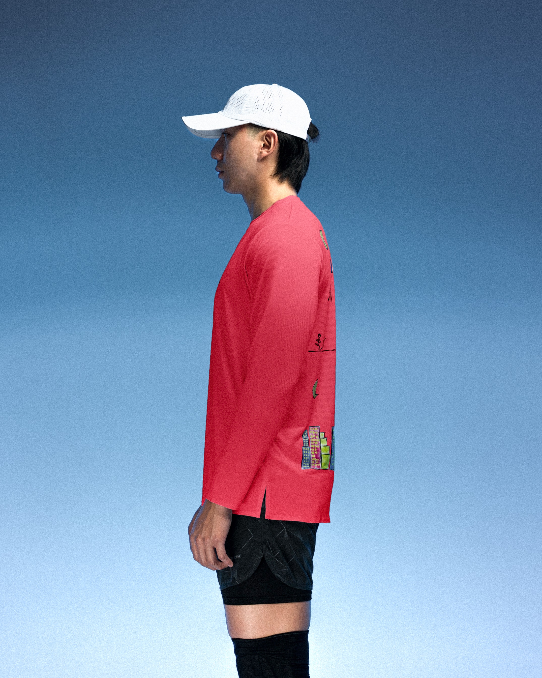 Men's Long Sleeve - Pink
