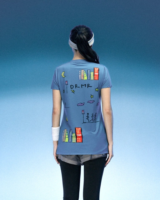 Image of Women's Short Sleeve - Blue 