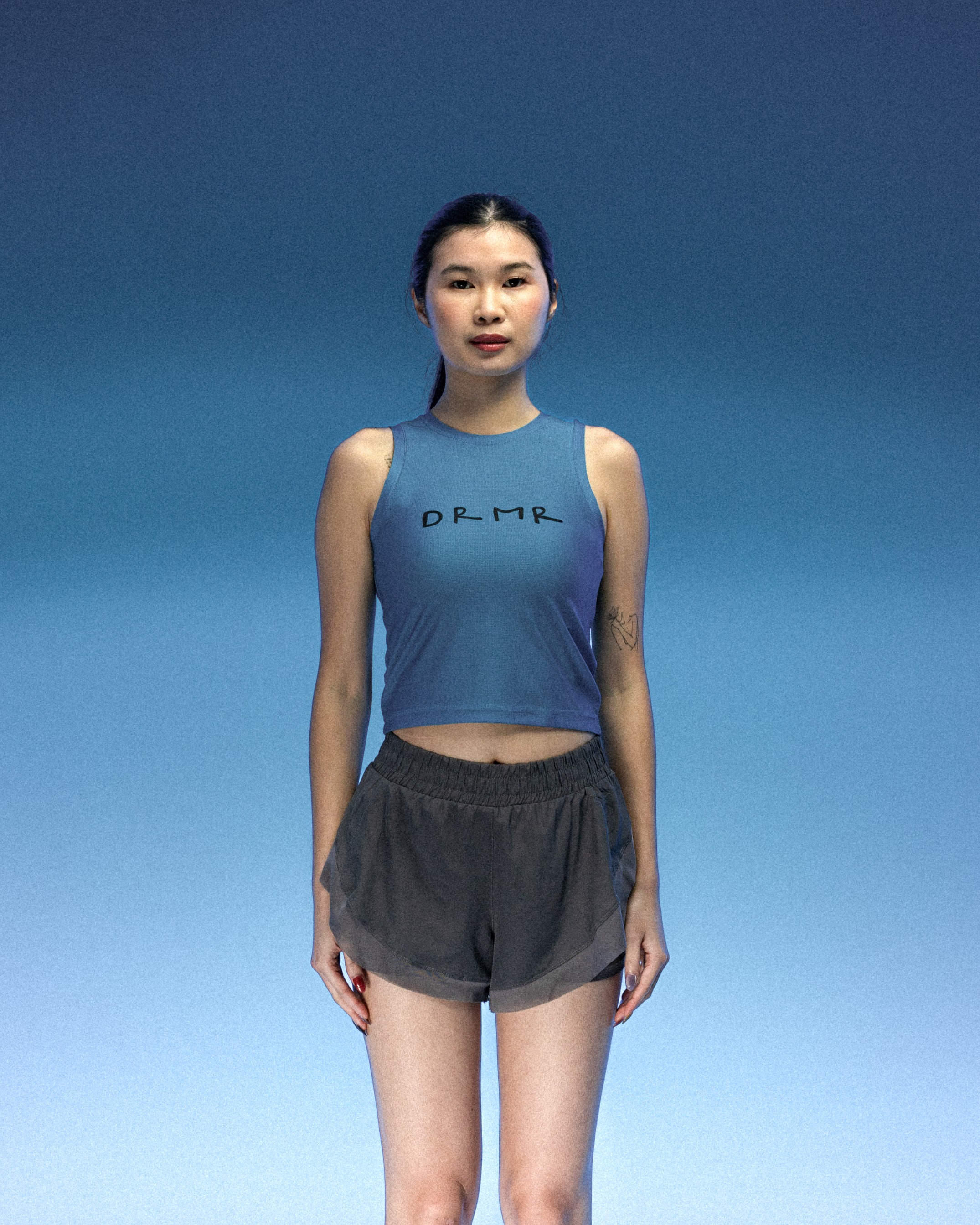 Crop Tank Women's - Blue