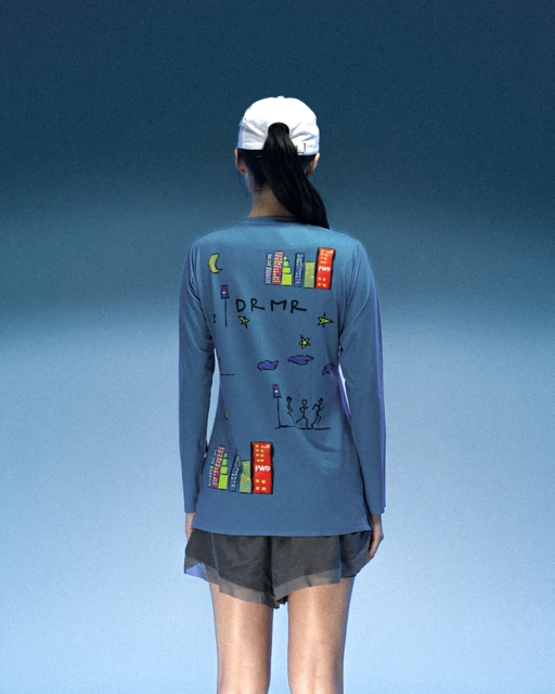 Image of Women's Long Sleeve - Blue