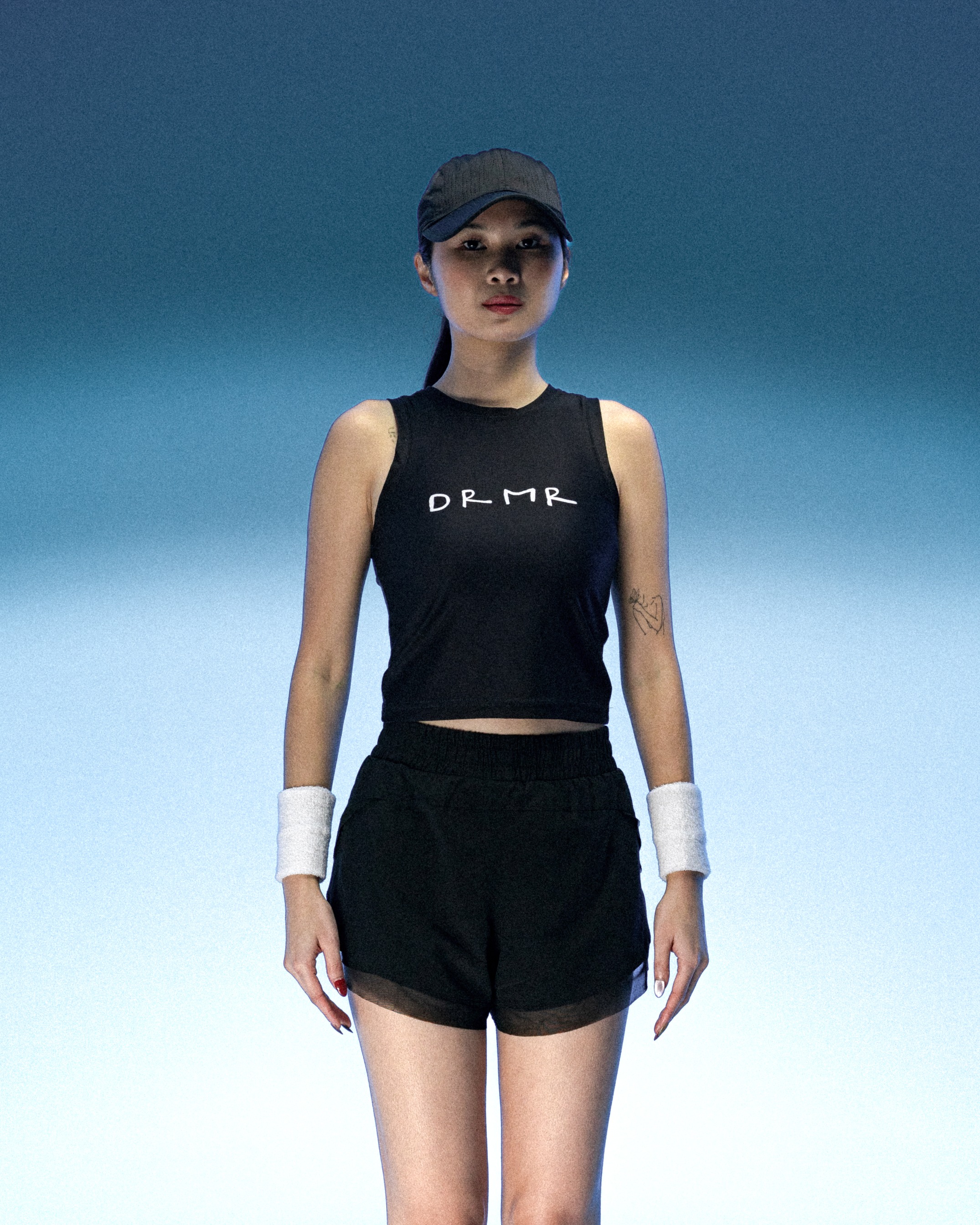 Crop Tank Women's - Black