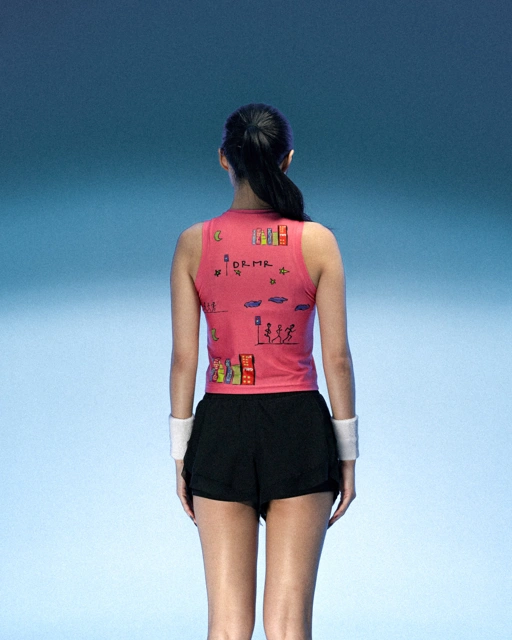 Image of Crop Tank Women's - Pink