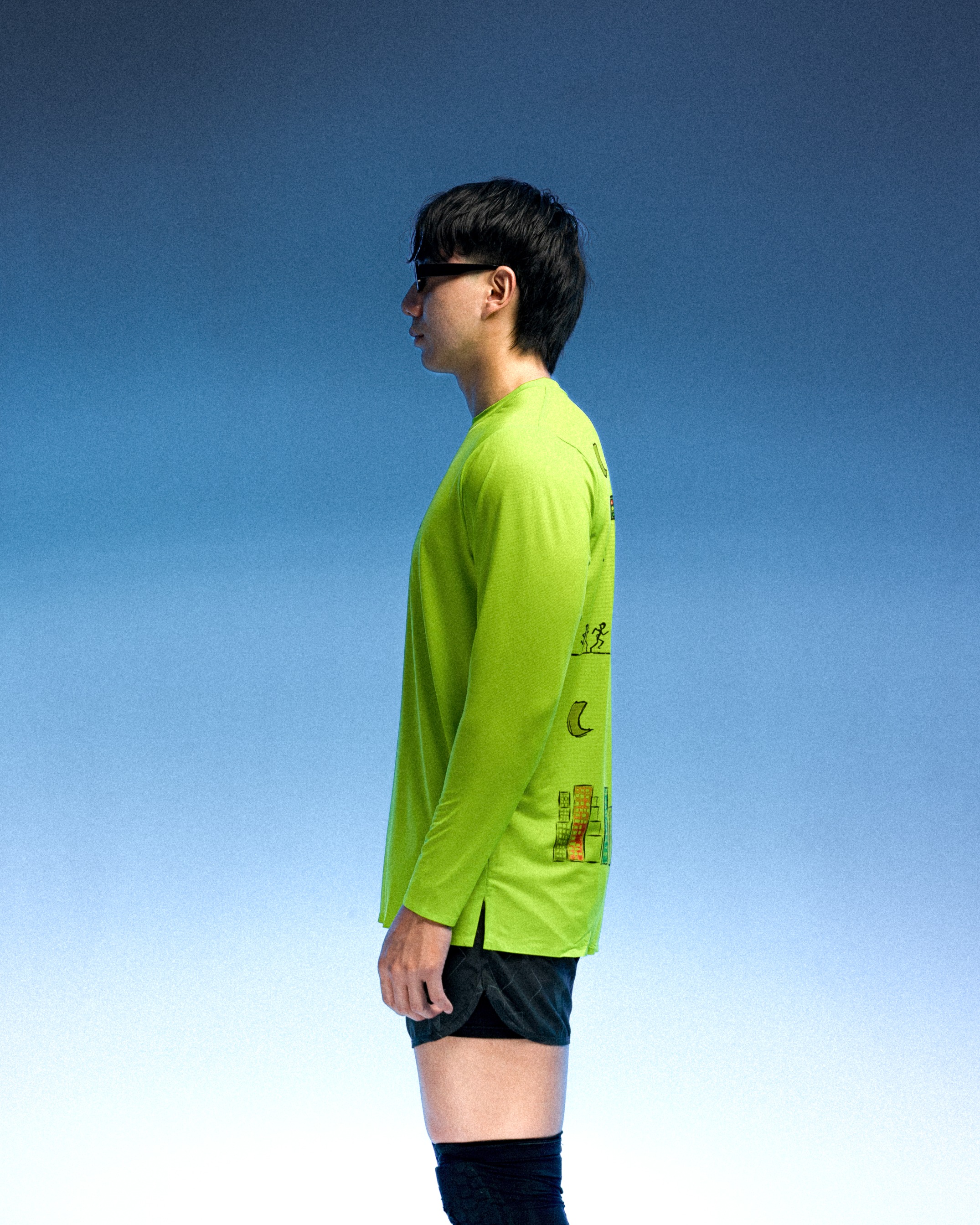 Men's Long Sleeve - Acid Lime