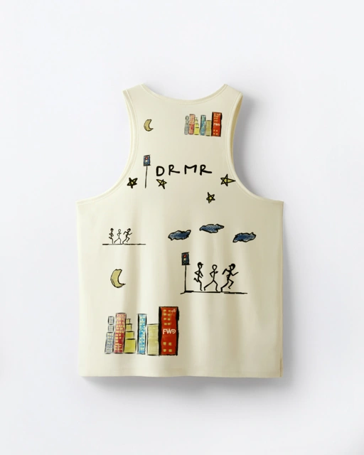 Image of TANK MEN'S - ANTIQUE WHITE