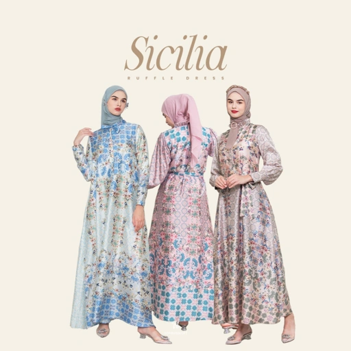 Image of Naraya Sicilia Dress Ruffle
