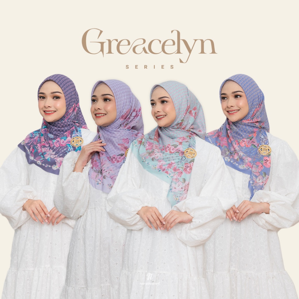 Naraya Greacelyn Series Voal Soft Shinny