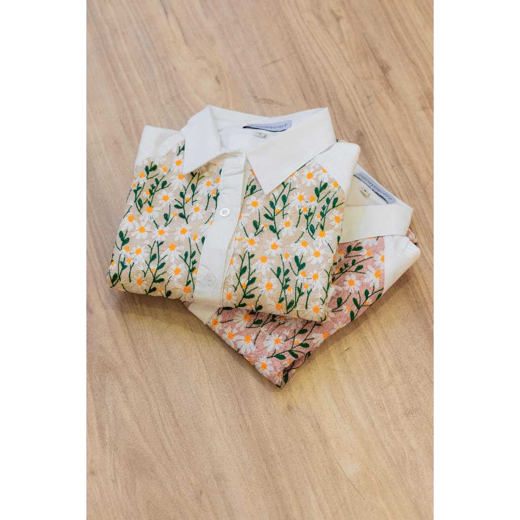 Naraya Prunella shirt Toyobo & Embroidery cotton