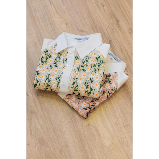 Image of Naraya Prunella shirt Toyobo & Embroidery cotton