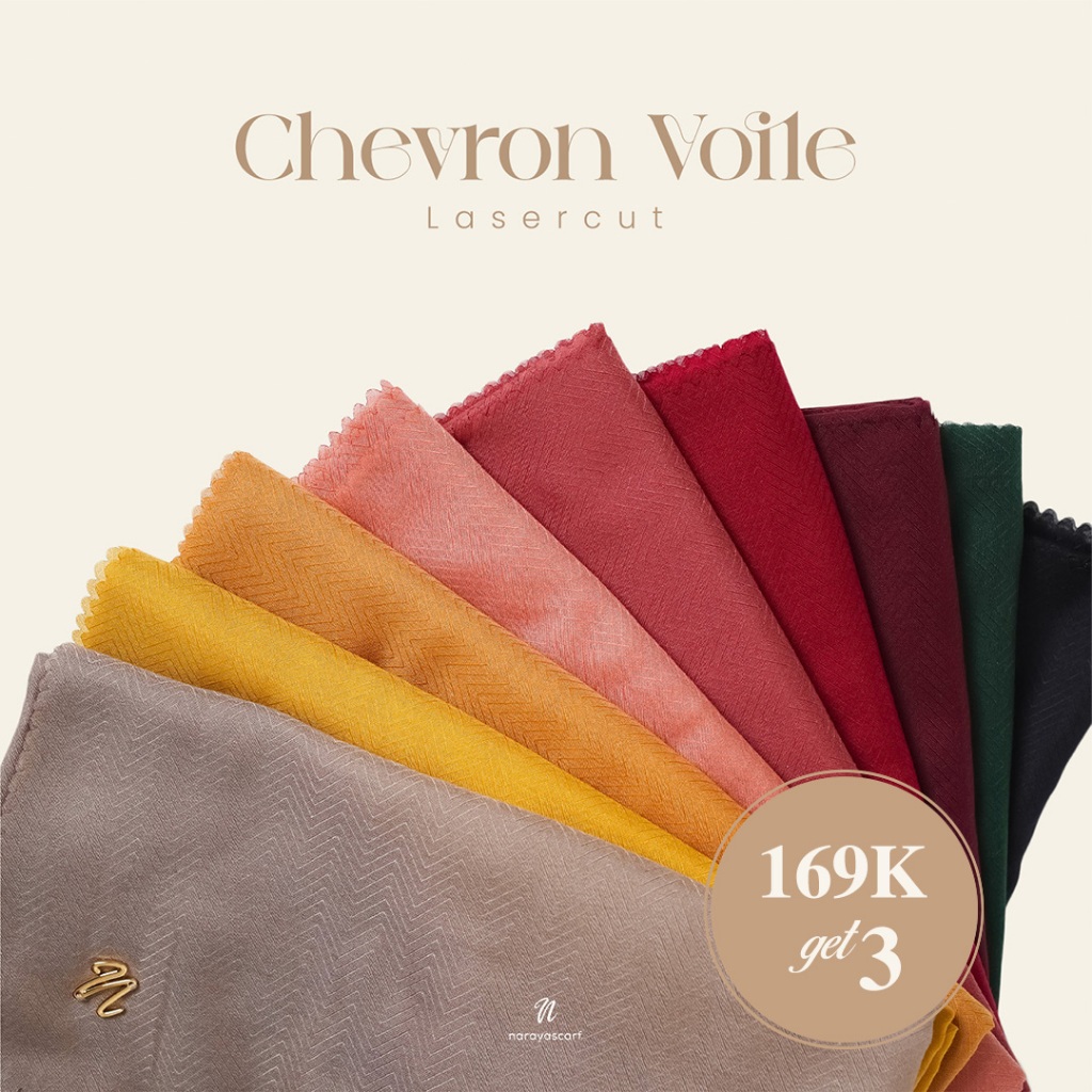 Naraya Chevron Voile Premium