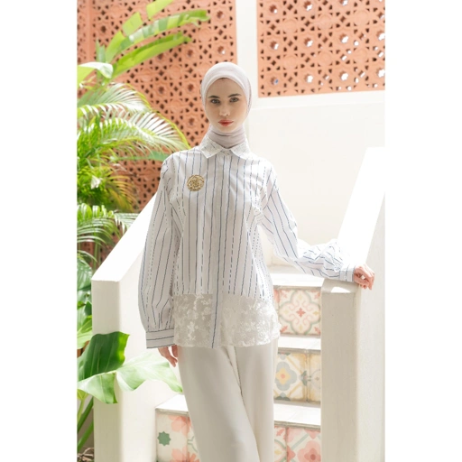 Image of Naraya Maureen Embroidery Shirt
