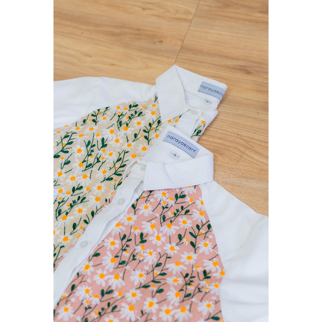 Naraya Prunella shirt Toyobo & Embroidery cotton