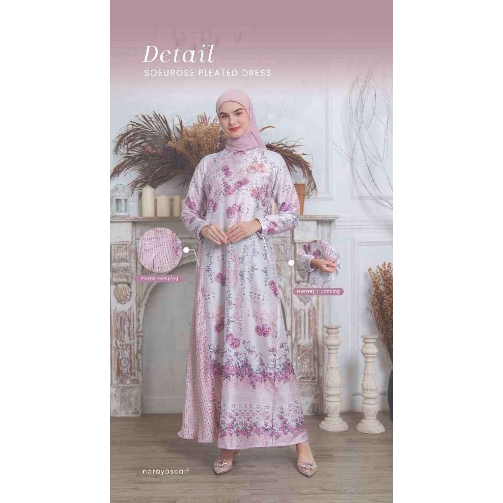 Naraya Soeurose Dress Pleated