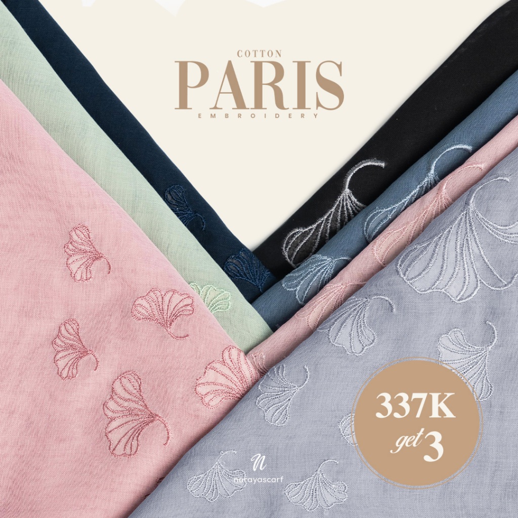 Naraya Paris Bordir Daun Gingko