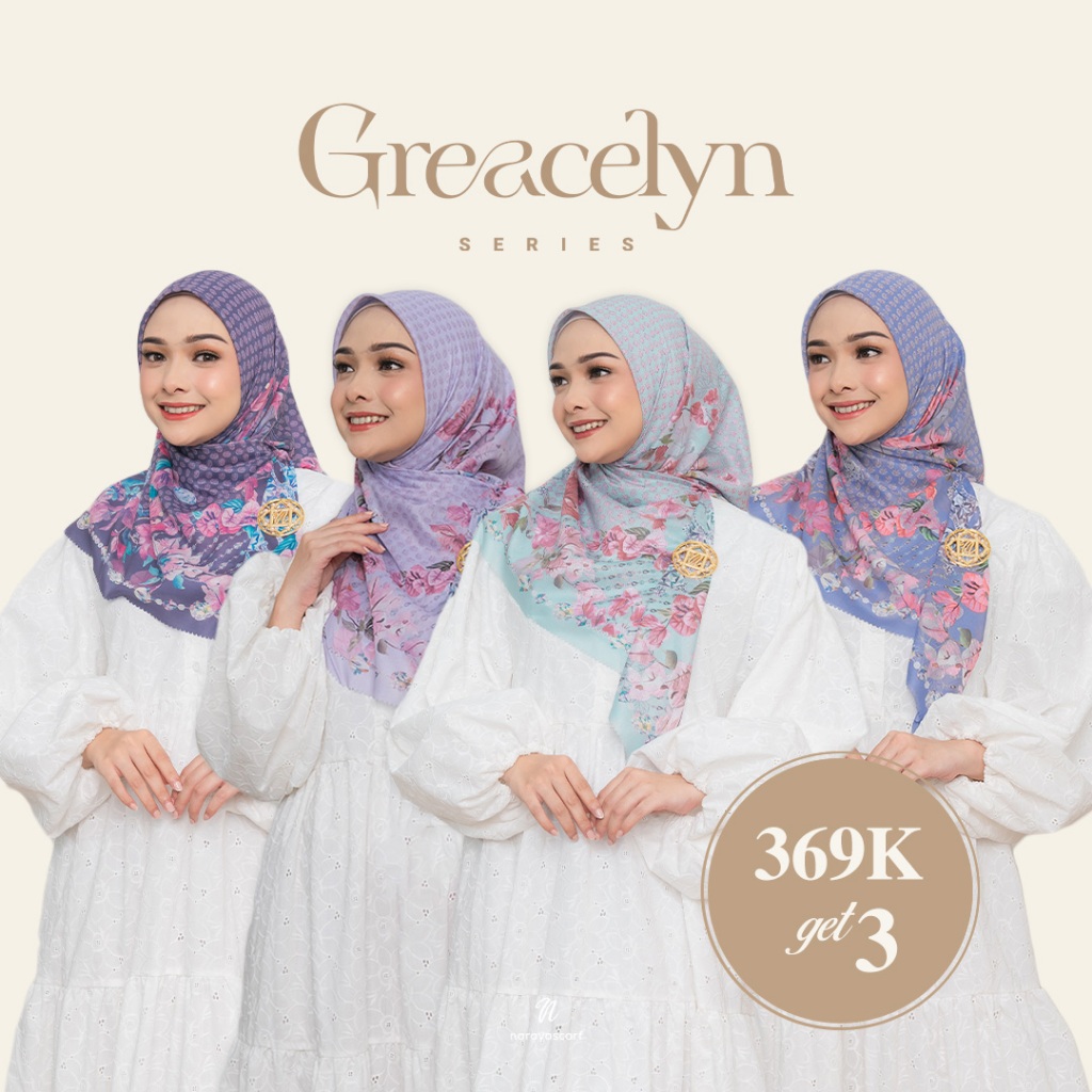 Naraya Greacelyn Series Voal Soft Shinny