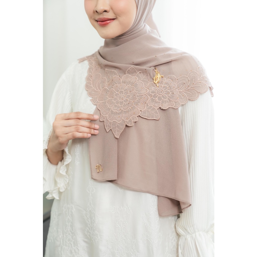 Naraya Pashmina Bordir Vines Flower