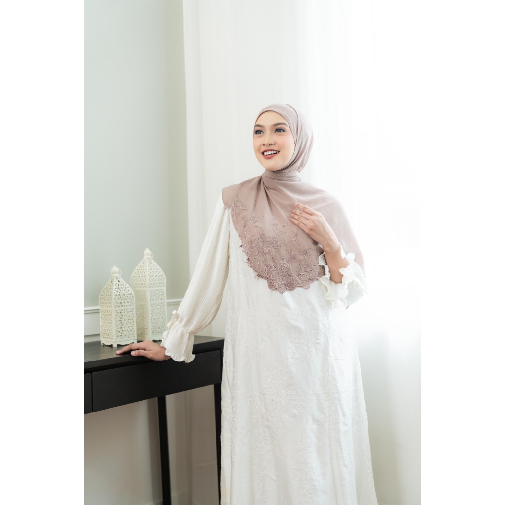 Naraya Pashmina Bordir Flower Bloom
