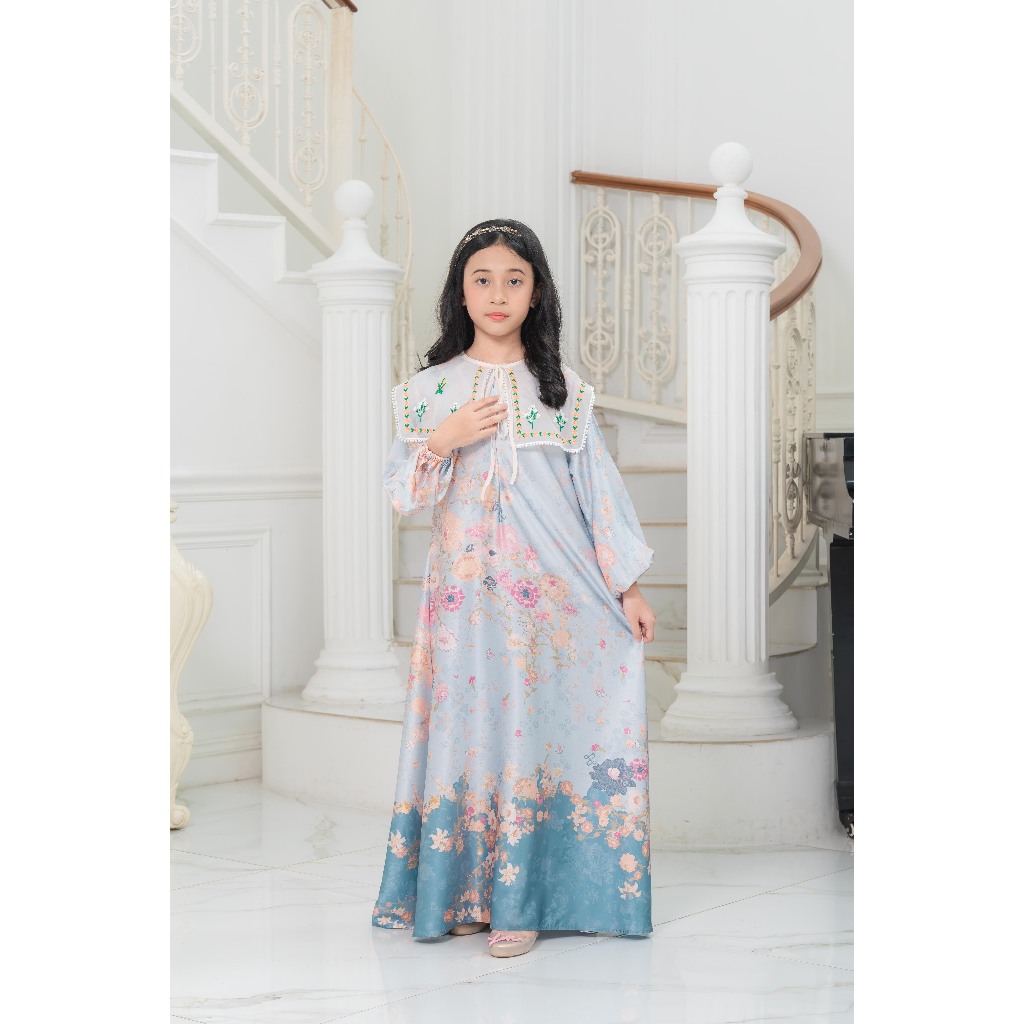 Lavina Patch Collar Kids Dress