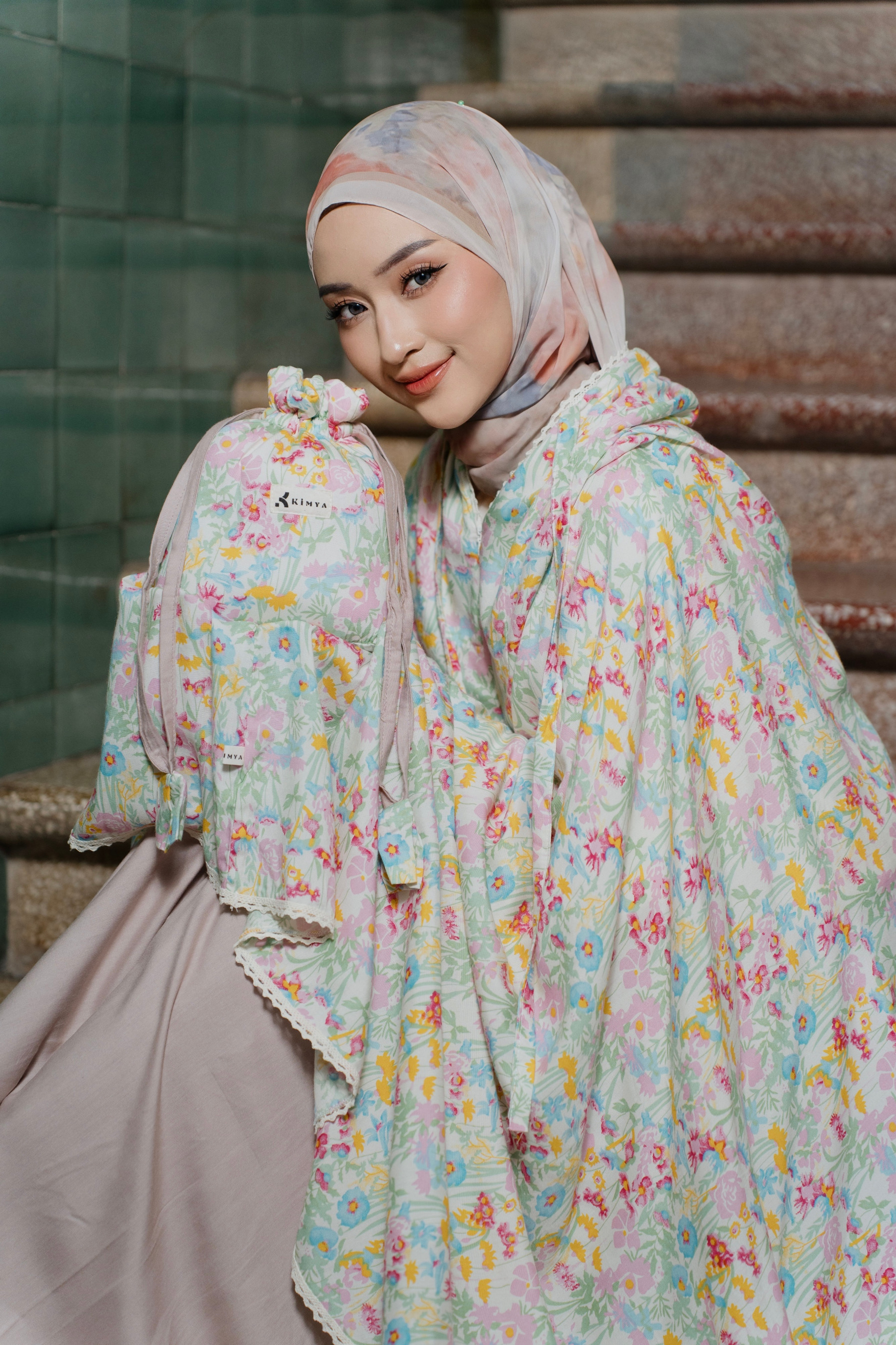 SYAFA NEW COLORS Mukena syafa by kimya berbahan Rayon Travelling friendly cantik cocok untuk lebaran dan sehari hari size Jumbo