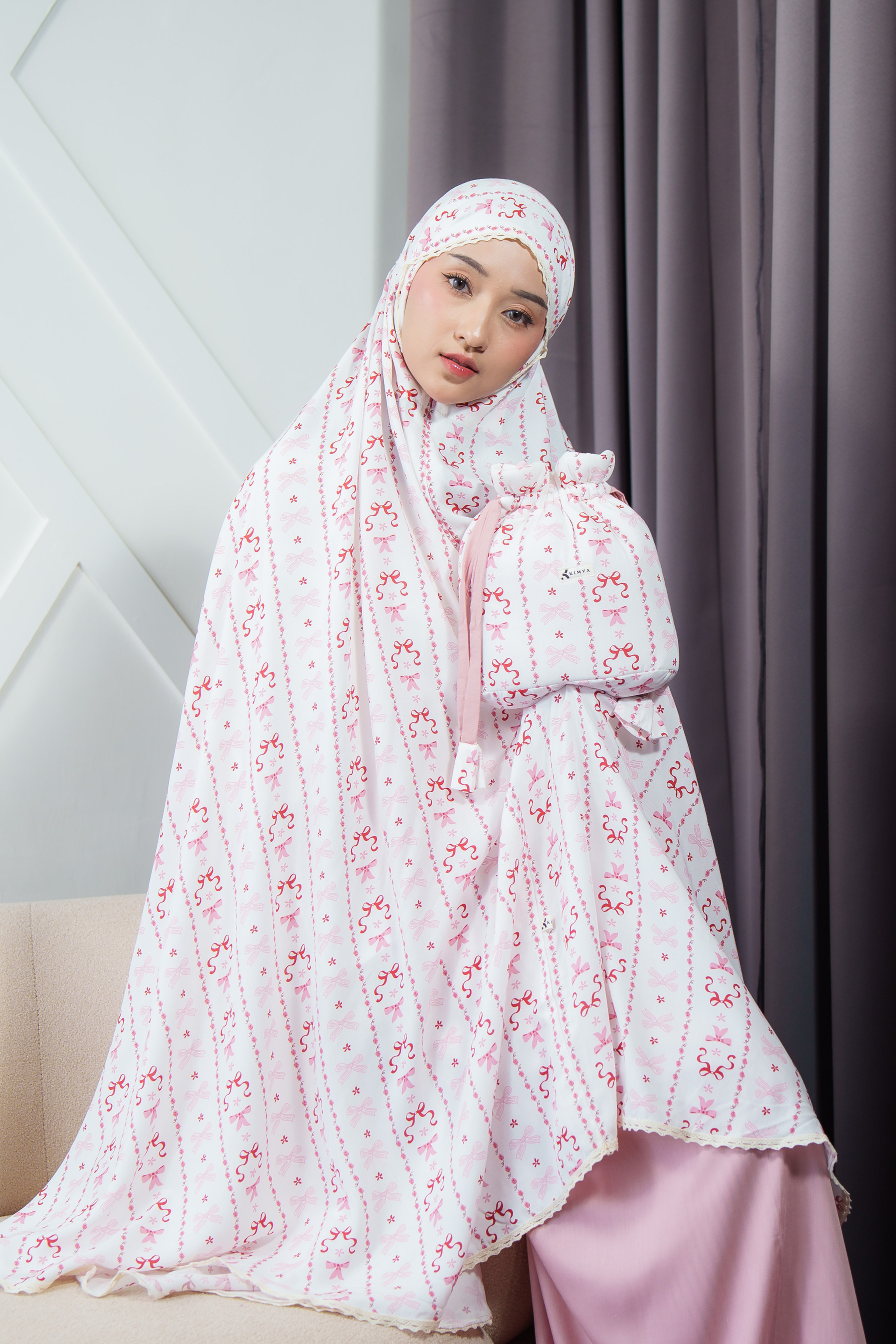 SYAFA NEW COLORS Mukena syafa by kimya berbahan Rayon Travelling friendly cantik cocok untuk lebaran dan sehari hari size Jumbo