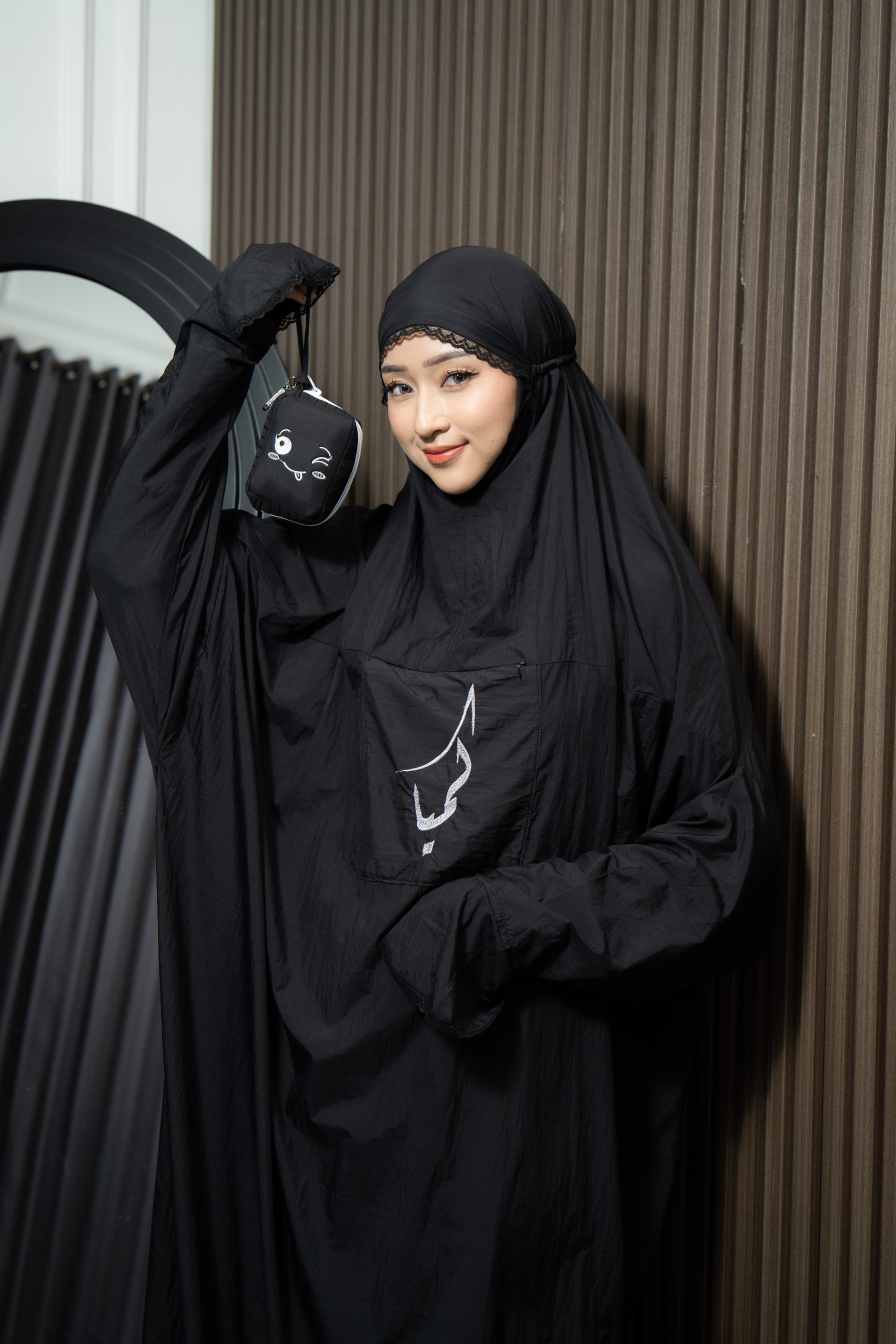 New, Mukena NAOMI, Mukena travel terbaru kimya, dengan hidden pocket memakai bahan parasute solite terbaik, sudah teruji nyaman dan ademnya