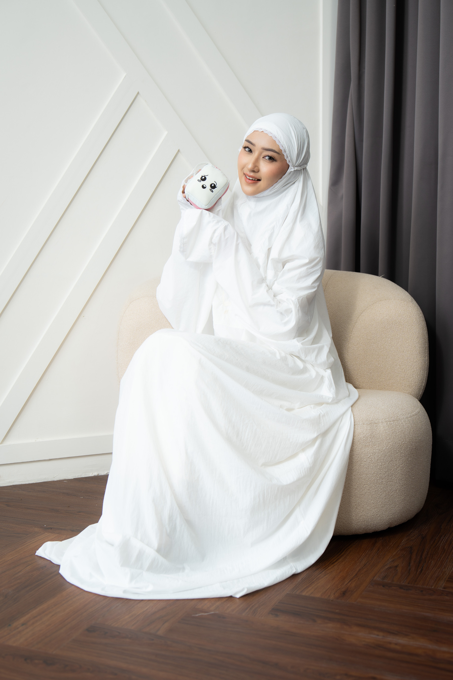 New, Mukena NAOMI, Mukena travel terbaru kimya, dengan hidden pocket memakai bahan parasute solite terbaik, sudah teruji nyaman dan ademnya
