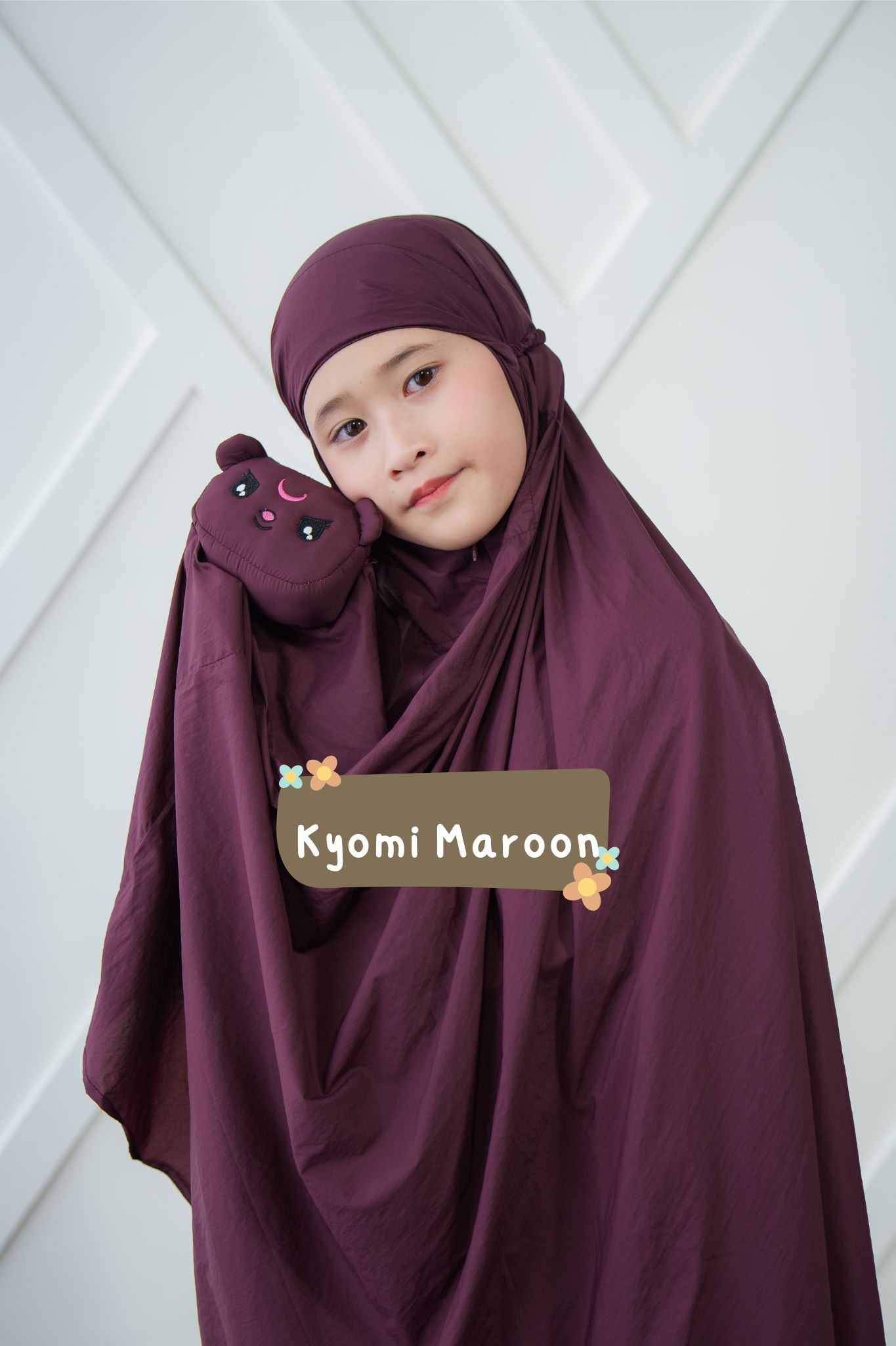 KYOMI KIMYA MUKENA TRAVEL ANAK 2IN1 FREE POUCH BONEKA RESLETING PARASUT COCOK DIPAKAI KEGIATAN ANAK DI SEKOLAH