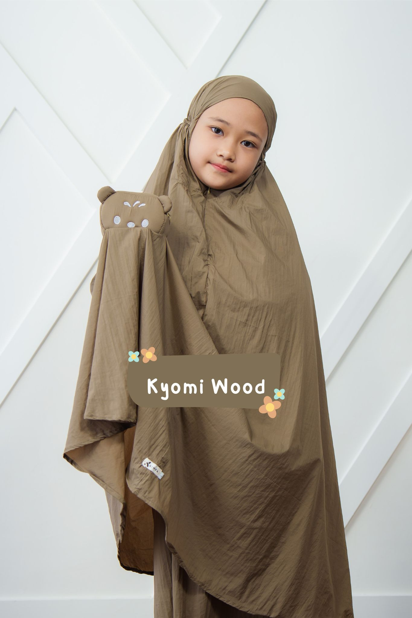 KYOMI KIMYA MUKENA TRAVEL ANAK 2IN1 FREE POUCH BONEKA RESLETING PARASUT COCOK DIPAKAI KEGIATAN ANAK DI SEKOLAH