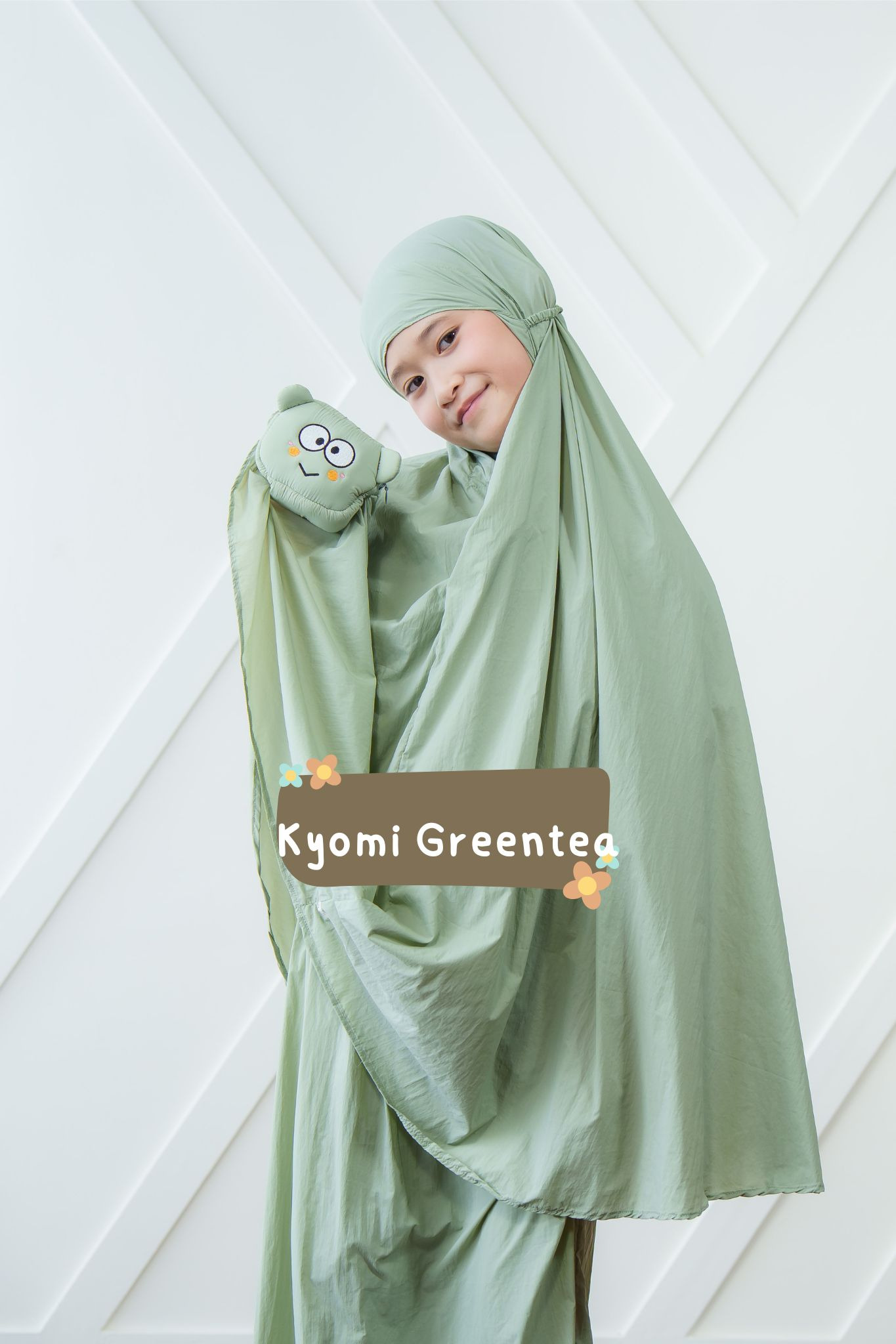KYOMI KIMYA MUKENA TRAVEL ANAK 2IN1 FREE POUCH BONEKA RESLETING PARASUT COCOK DIPAKAI KEGIATAN ANAK DI SEKOLAH