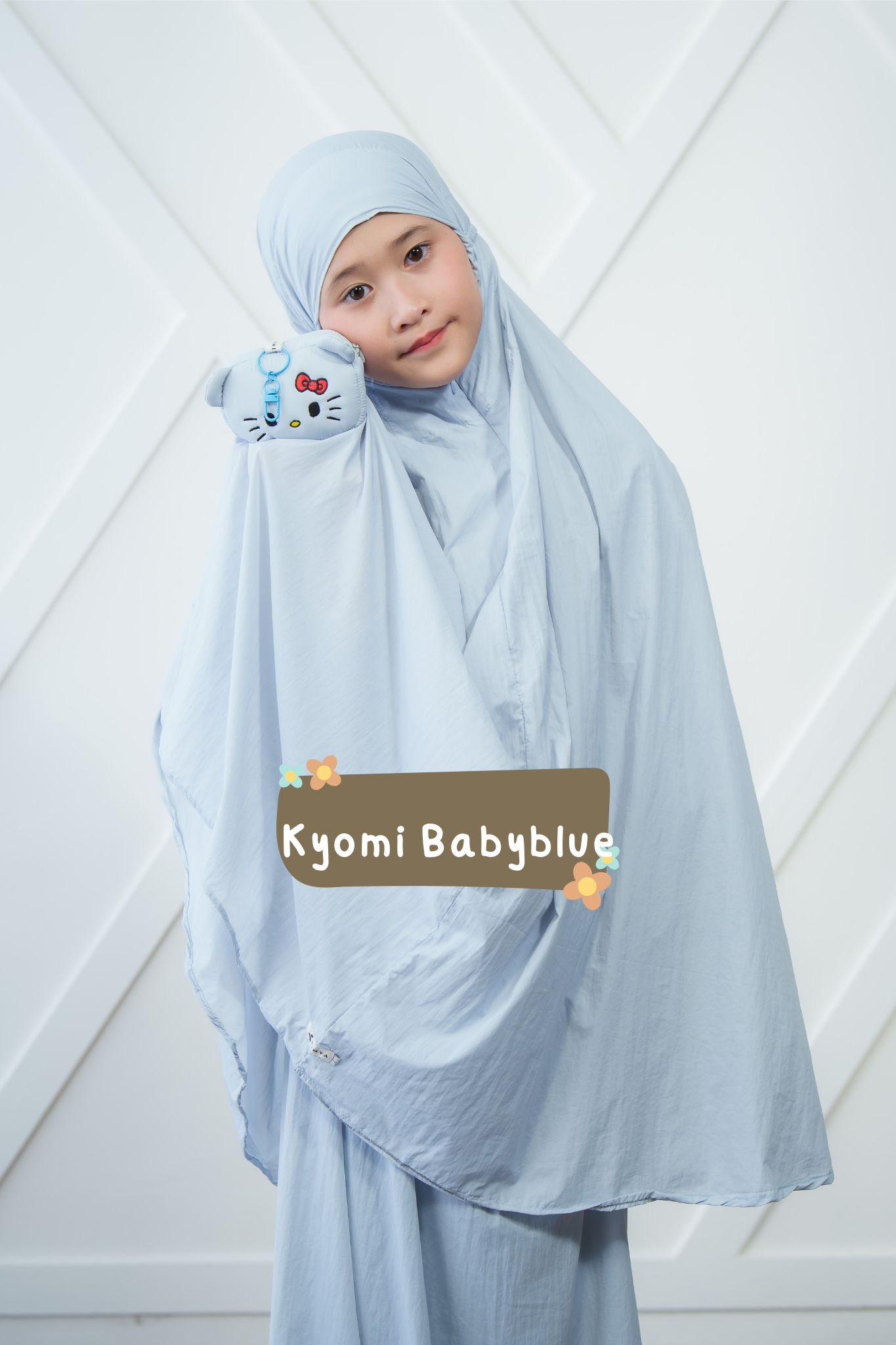 KYOMI KIMYA MUKENA TRAVEL ANAK 2IN1 FREE POUCH BONEKA RESLETING PARASUT COCOK DIPAKAI KEGIATAN ANAK DI SEKOLAH