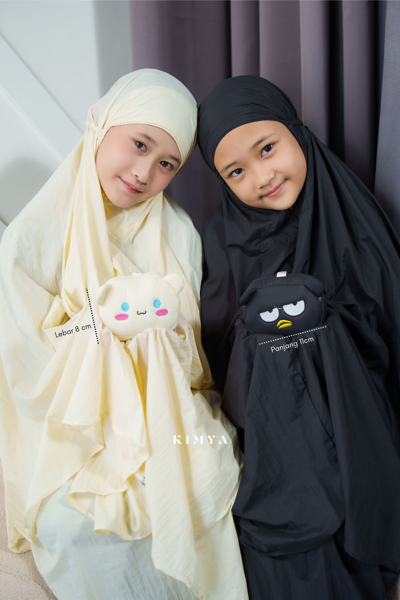 KYOMI KIMYA MUKENA TRAVEL ANAK 2IN1 FREE POUCH BONEKA RESLETING PARASUT COCOK DIPAKAI KEGIATAN ANAK DI SEKOLAH