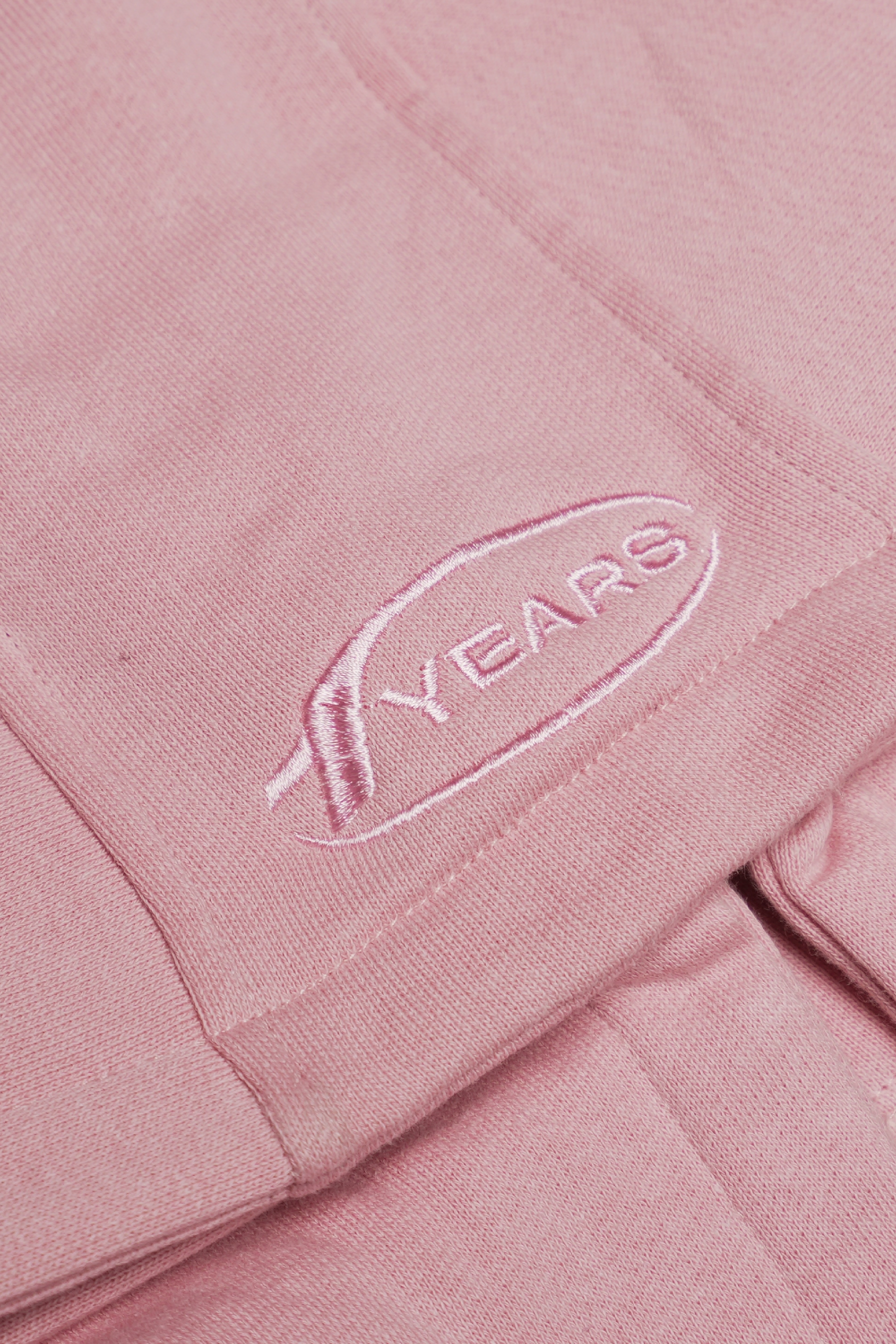 SANR STUDIO HOODIE ZIP DISTRESSED - PINK 1st ANNIVERSARY