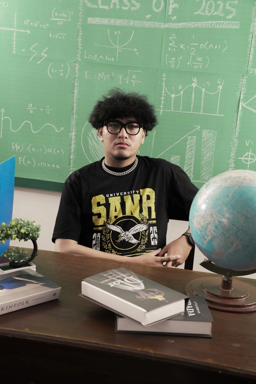 Image of SANR STUDIO EAGLE TSHIRT - BLACK