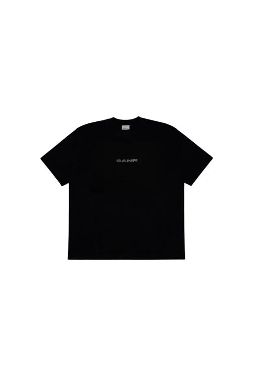 Image of SANR STUDIO SIGNATURE TEE - BLACK