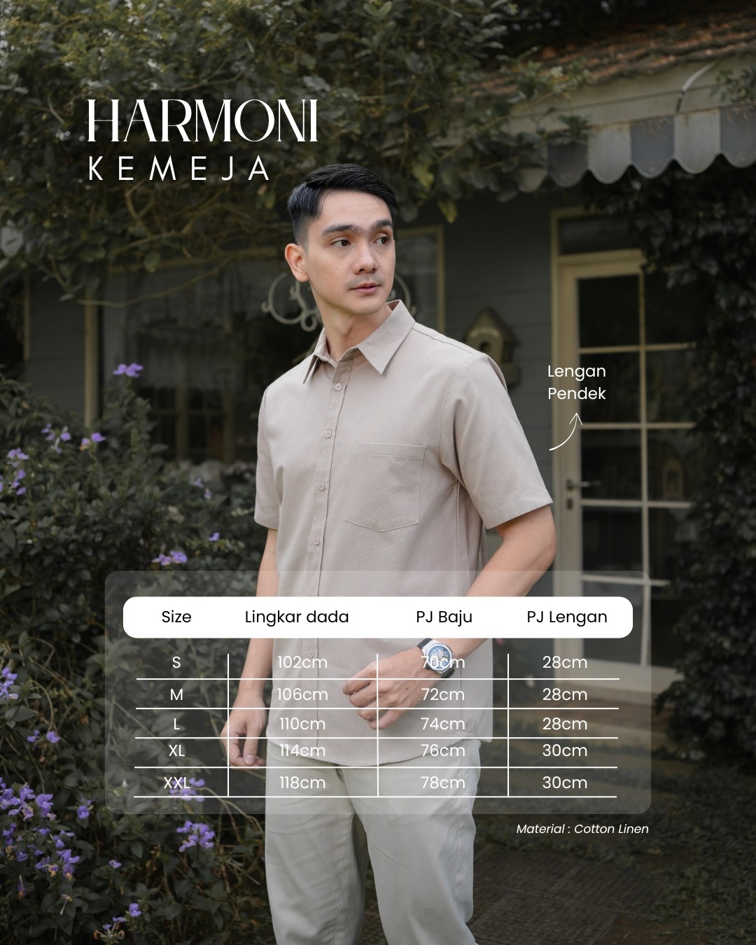 Harmoni Kemeja Lengan Pendek