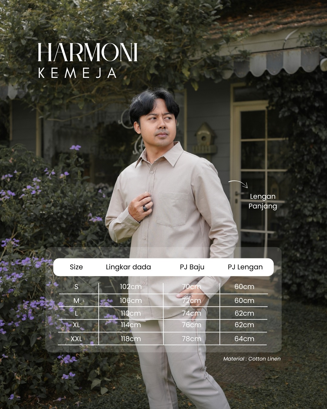 Harmoni Kemeja Lengan Panjang