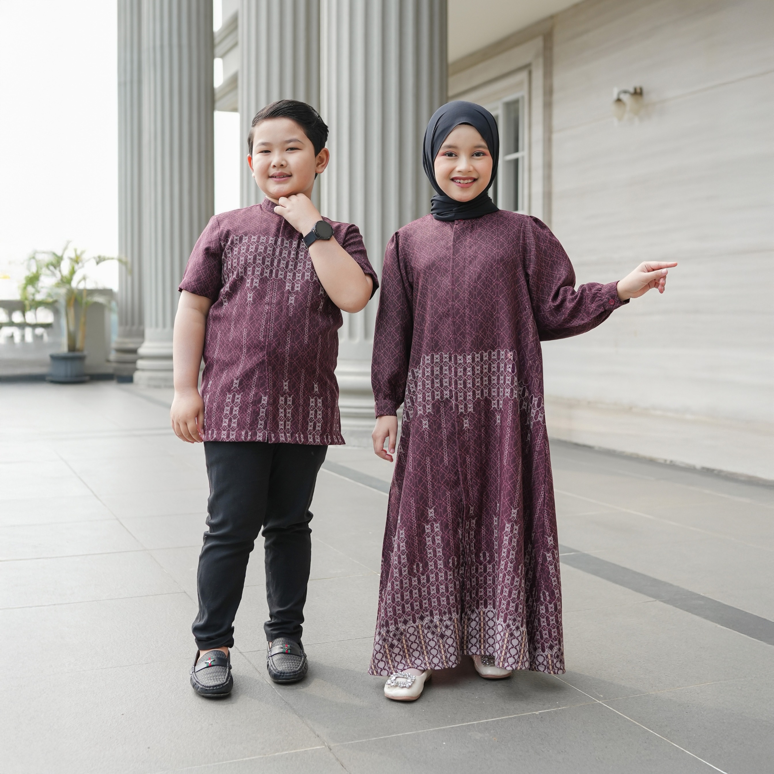 Elleanora Series Darkmaroon | READY STOCK