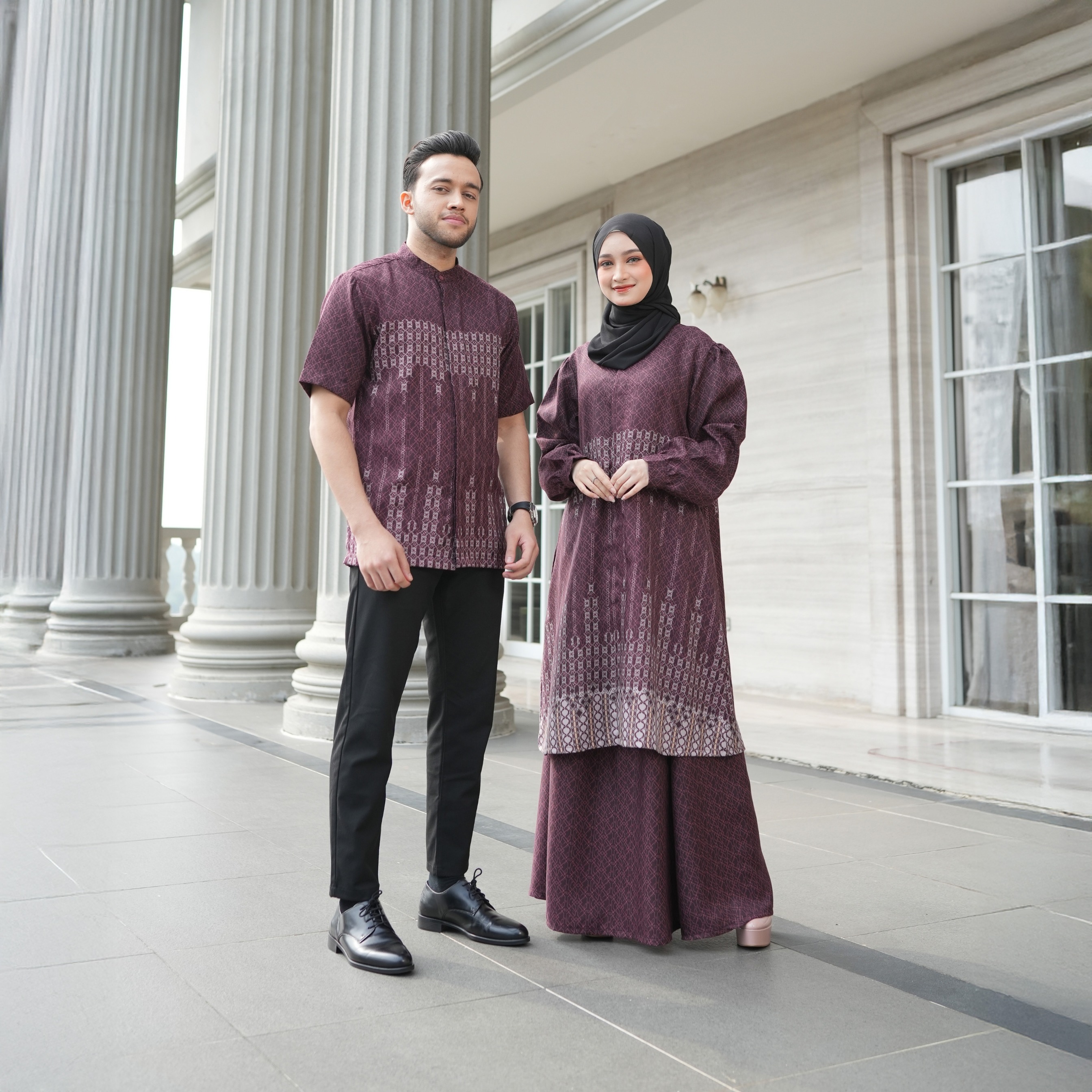 Elleanora Series Darkmaroon | READY STOCK