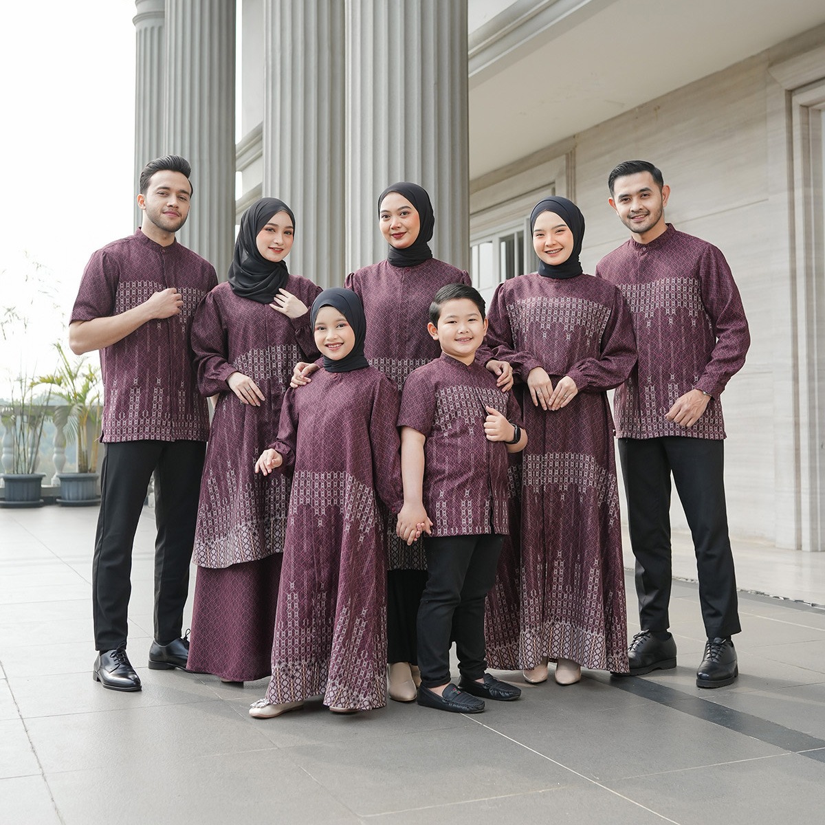 Elleanora Series Darkmaroon | READY STOCK