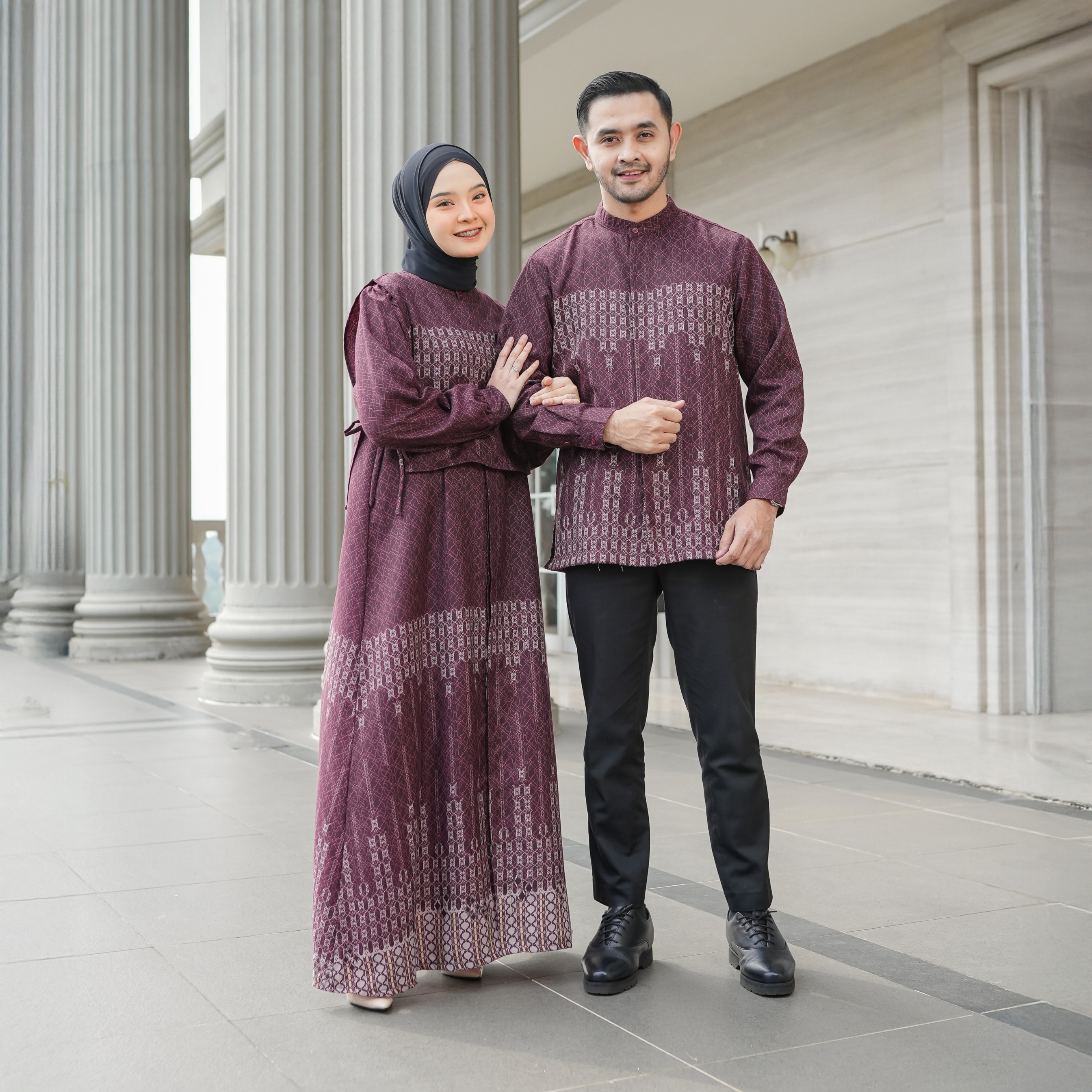 Elleanora Series Darkmaroon | READY STOCK
