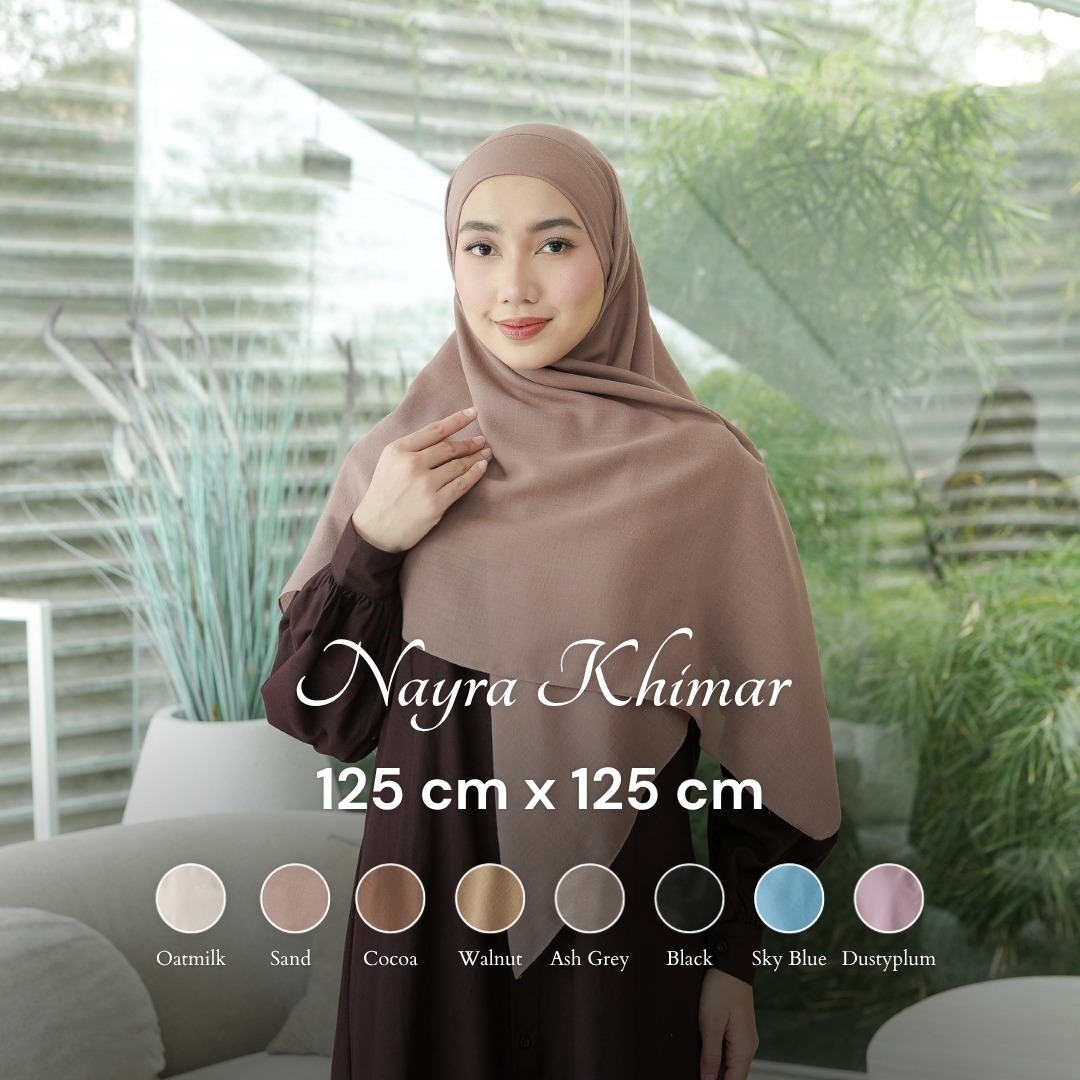 Nayra Khimar Arabian Voile | Syiraaswardrobe