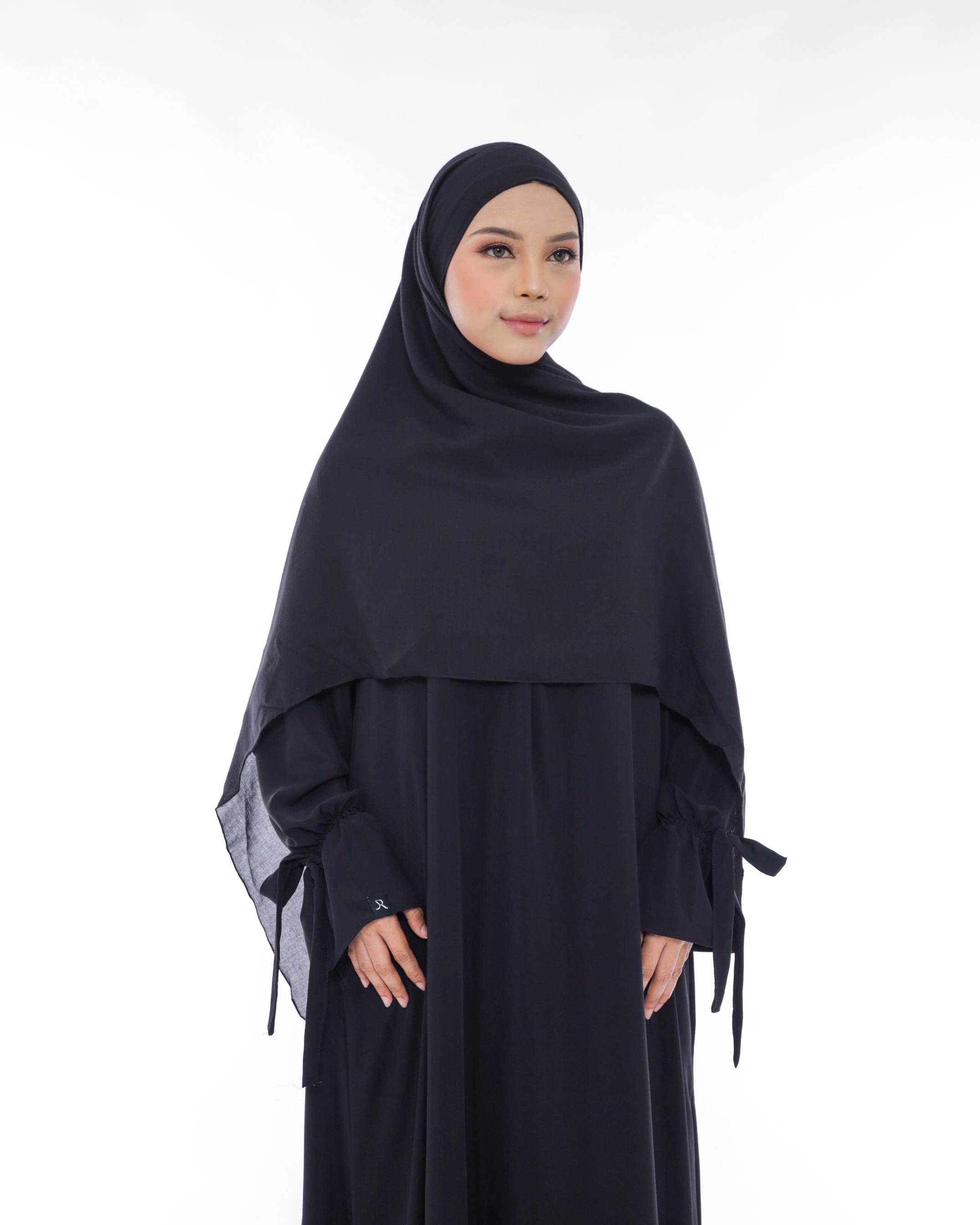 Reefaah.id - French Square Khimar Syar'i Oval 2 in 1