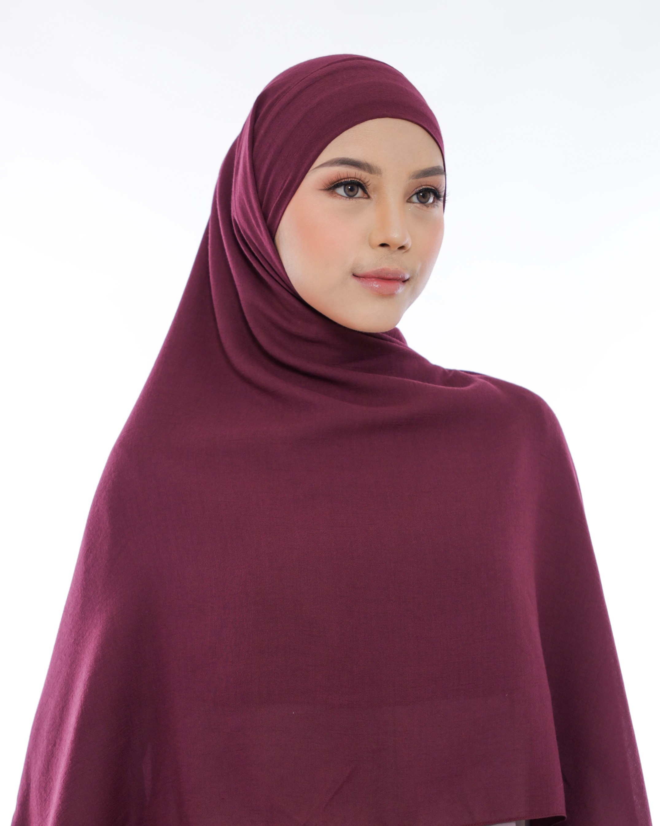 Reefaah.id - French Square Khimar Syar'i Oval 2 in 1